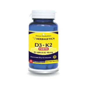 Vitamina D3+K2 Forte 30 cp Herbagetica