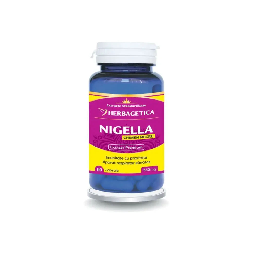 Nigella chimen negru 60 cp Herbagetica