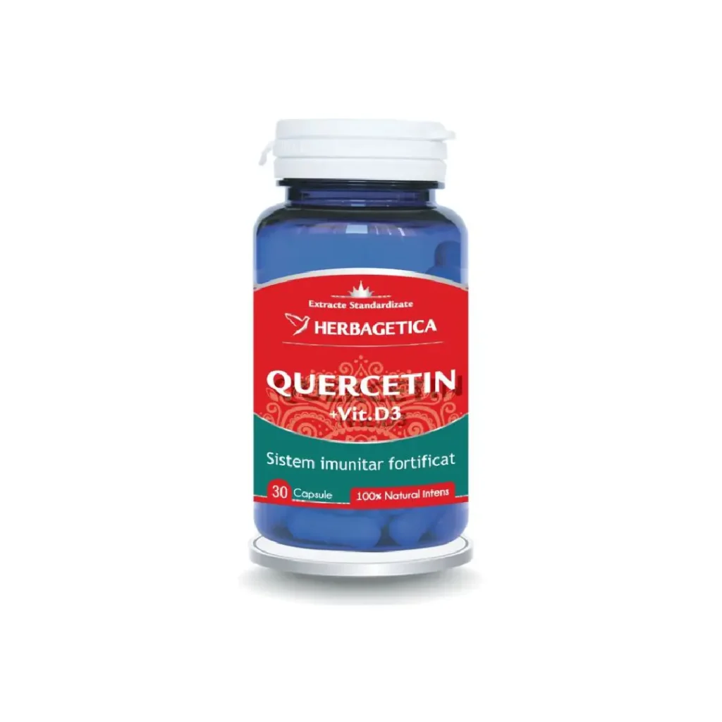 Quercetin+Vit. D3 30 cp Herbagetica