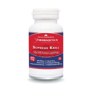 Supreme KRILL Omega3 Forte 60 cp Herbagetica