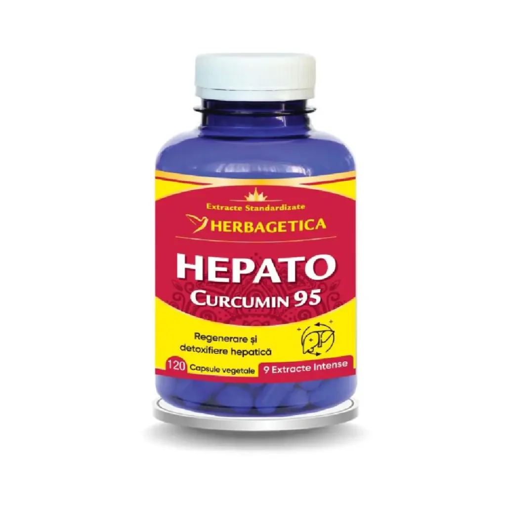 Hepato Curcumin95 120 cp Herbagetica