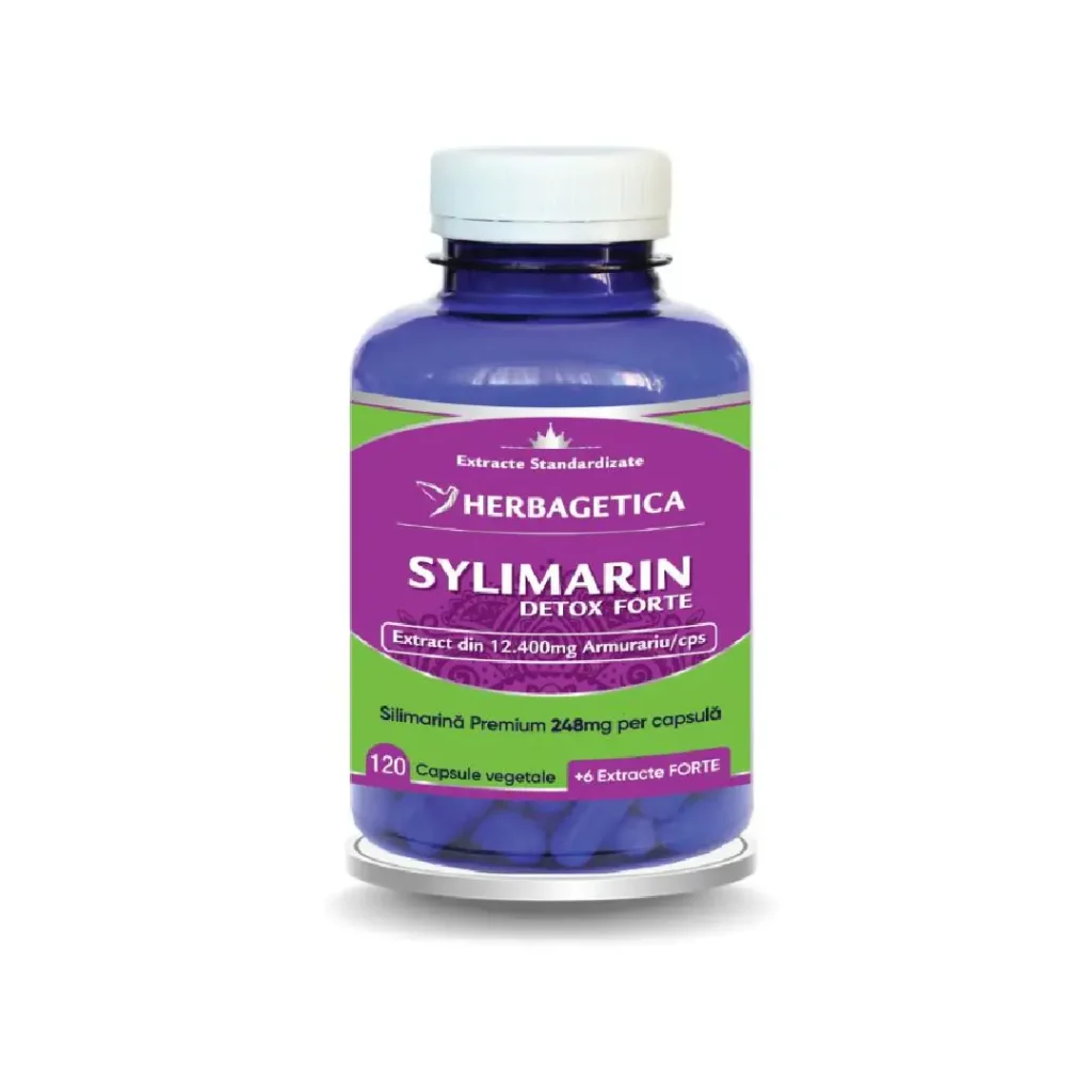 Silimarina Detox Forte 120 cp Herbagetica