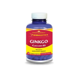 Ginkgo Curcumin95 120 cp Herbagetica