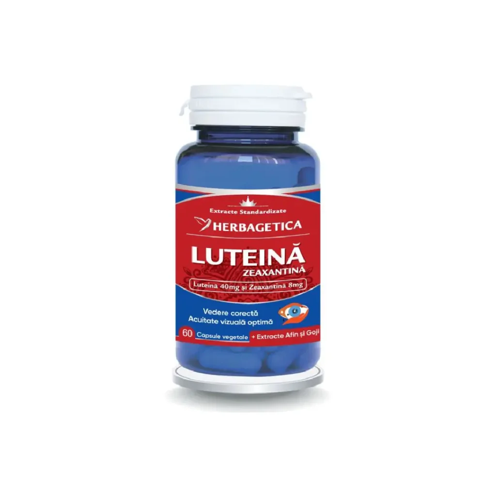 Super Luteina Zeaxantina 60 cp Herbagetica