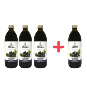 Pachet Suc de aronia 500 ml Symbiotics 3+1