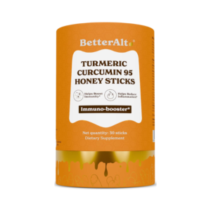 Better Alt Turmeric Curcumin 95 Honey Sticks, Pliculete De Turmeric Si Miere, 30 Pliculete