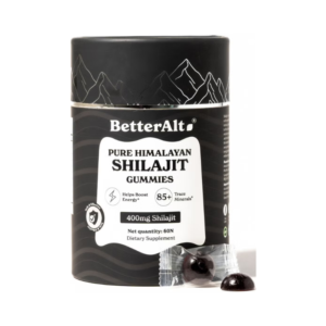 Better Alt Pure Himalayan Shilajit Gummies, Jeleuri De Shilajit Din Himalaya, 60 Jeleuri