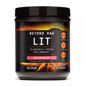 Beyond Raw Lit, Formula Pre-workout, Cu Aroma De Pepene 402 G GNC