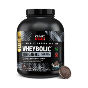Amp New Wheybolic, Proteina Din Zer, Studiata Clinic, Cu Aroma De Biscuiti Cu Crema 1656,5 G GNC