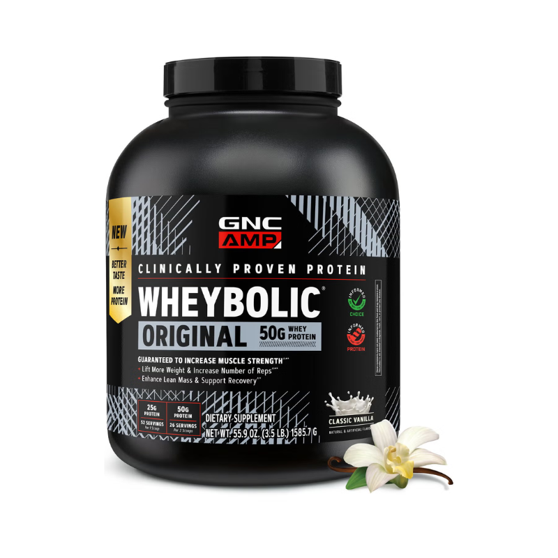 Amp New Wheybolic, Proteina Din Zer, Studiata Clinic, Cu Aroma De Vanilie 1585,7 G GNC
