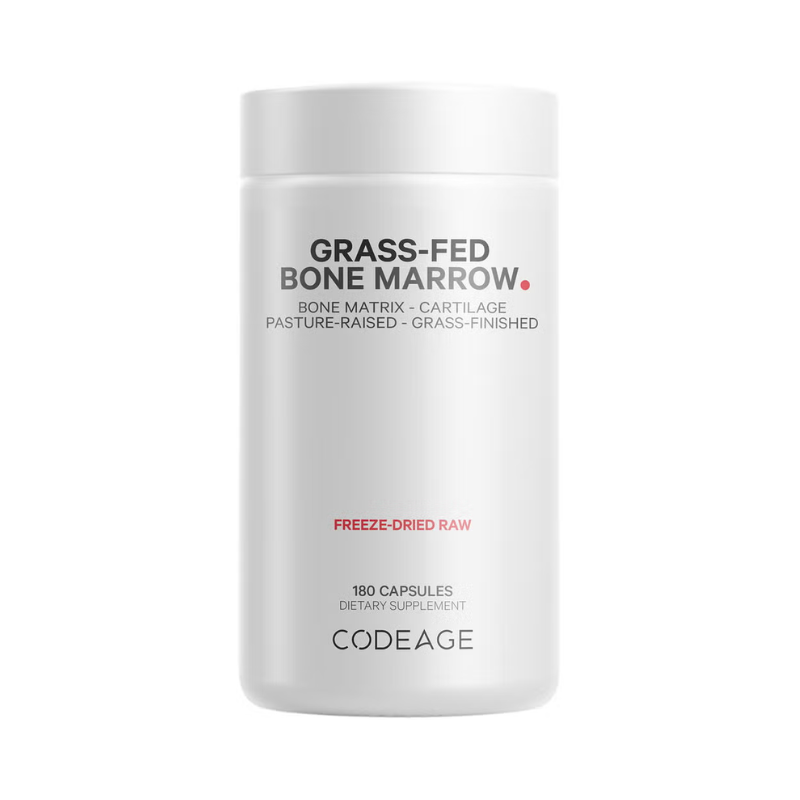 Codeage Grass-fed Bone Marrow, 3000 Mg Bone Extract, Extract De Maduva Osoasa De La Animale Hranite Cu Iarba, 3000 Mg Extract Osos, 180 Cps
