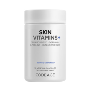 Codeage Skin Vitamins+, Formula Avansata Pentru Hidratare, Elasticitate Si Stralucire Naturala A Pielii 30 cp GNC