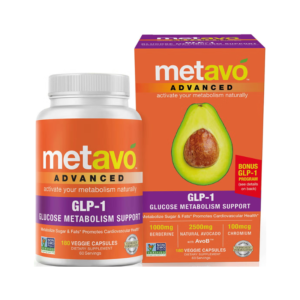 Metavo Advanced Glp-1 Glucose Metabolism Support, Suport Avansat Pentru Metabolismul Glucozei Si Glp-1 180 cp GNC