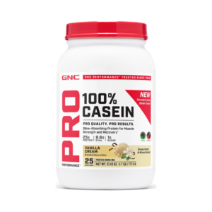 Gnc Pro Performance 100% Casein, Cazeina Cu Aroma De Vanilie, Testata Antidoping, 777.5 G