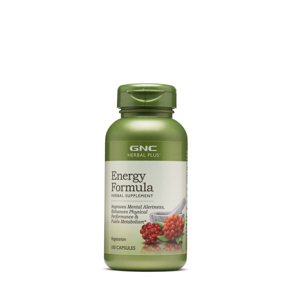 Gnc Herbal Plus Energy Formula, Formula Pentru Energie, 100 Cps