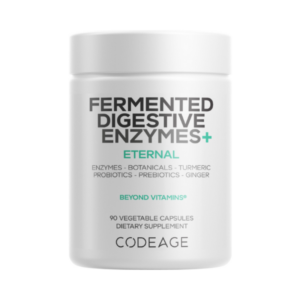 Codeage Fermented Digestive Enzymes With Probiotics & Prebiotics, Enzime Digestive Cu Probiotice Si Prebiotice Pentru Sustinerea Digestiei, 90 Cps