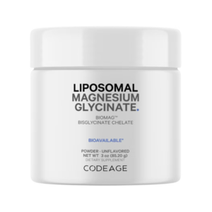 Codeage Liposomal Magnesium Glycinate, Magneziu Bisglicinat Lipozomal - Formula Avansata Pentru Absorbtie Superioara, 85.20 G
