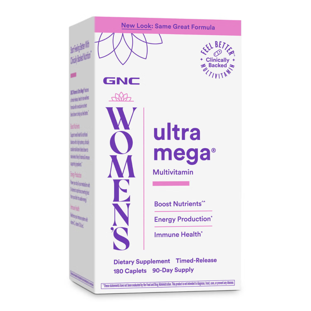 Gnc Women’s Multivitamine Ultra Mega, Multivitamine Pentru Femei, 180 Tb