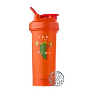 Blender Bottle Shaker Clasic Editie Speciala Jalapeno Feel The Burn 800 ml GNC