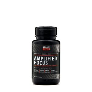 Amp Amplified Focus, Supliment Pentru Concentrare Si Claritate Mentala 60 tb GNC