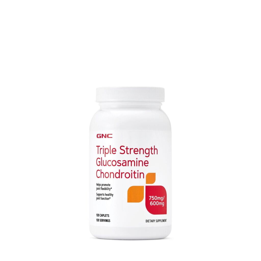 Triple Strength Glucozamina 750 Condroitina 600 Mg 120 tb GNC
