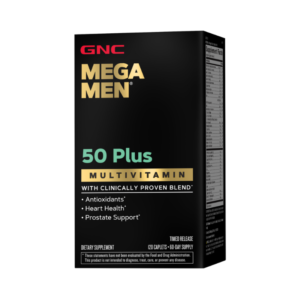 Gnc Mega Men 50 Plus, Complex De Multivitamine Pentru Barbati 50 Plus, 120 Tb