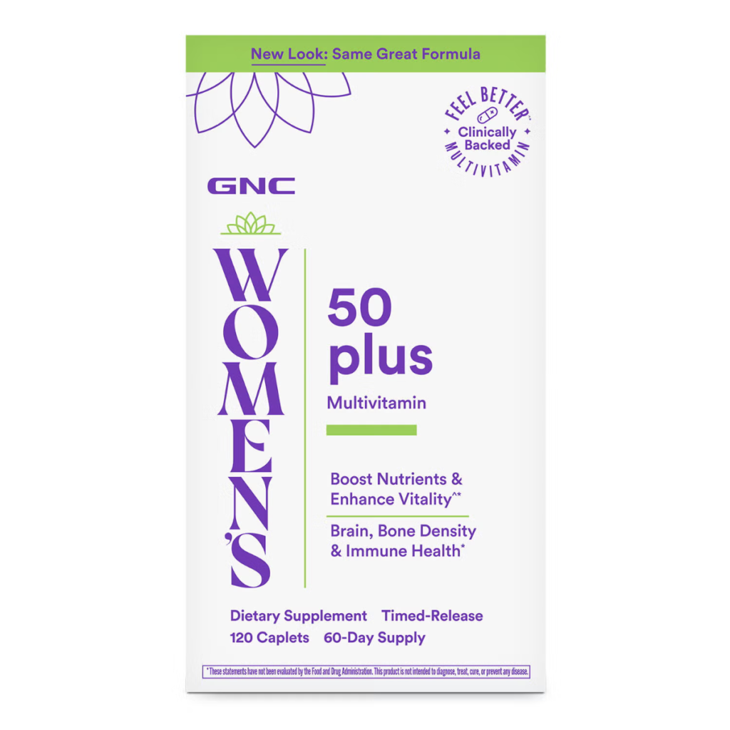 Gnc Women’s 50 Plus, Multivitamine Si Minerale Pentru Femei, 120 Cps