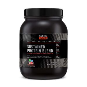 Amp Sustained Protein Blend Amestec Proteic Cu Aroma De Cereale Fructate 910 G GNC