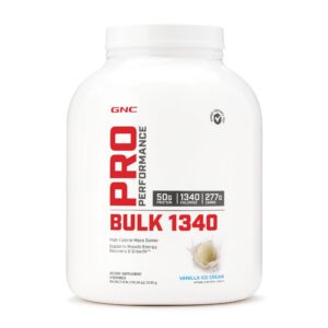 Pro Performance Bulk 1340, Formula Proteica Pentru Crestere In Greutate, Cu Aroma De Vanilie, Testata Antidoping 3294 G GNC