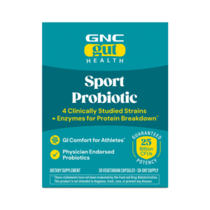 Gnc Gut Health Probiotic Sport, Probiotic Sport Lab4 Studiat Clinic, 25 Miliarde Culturi Vii, 30 Cps