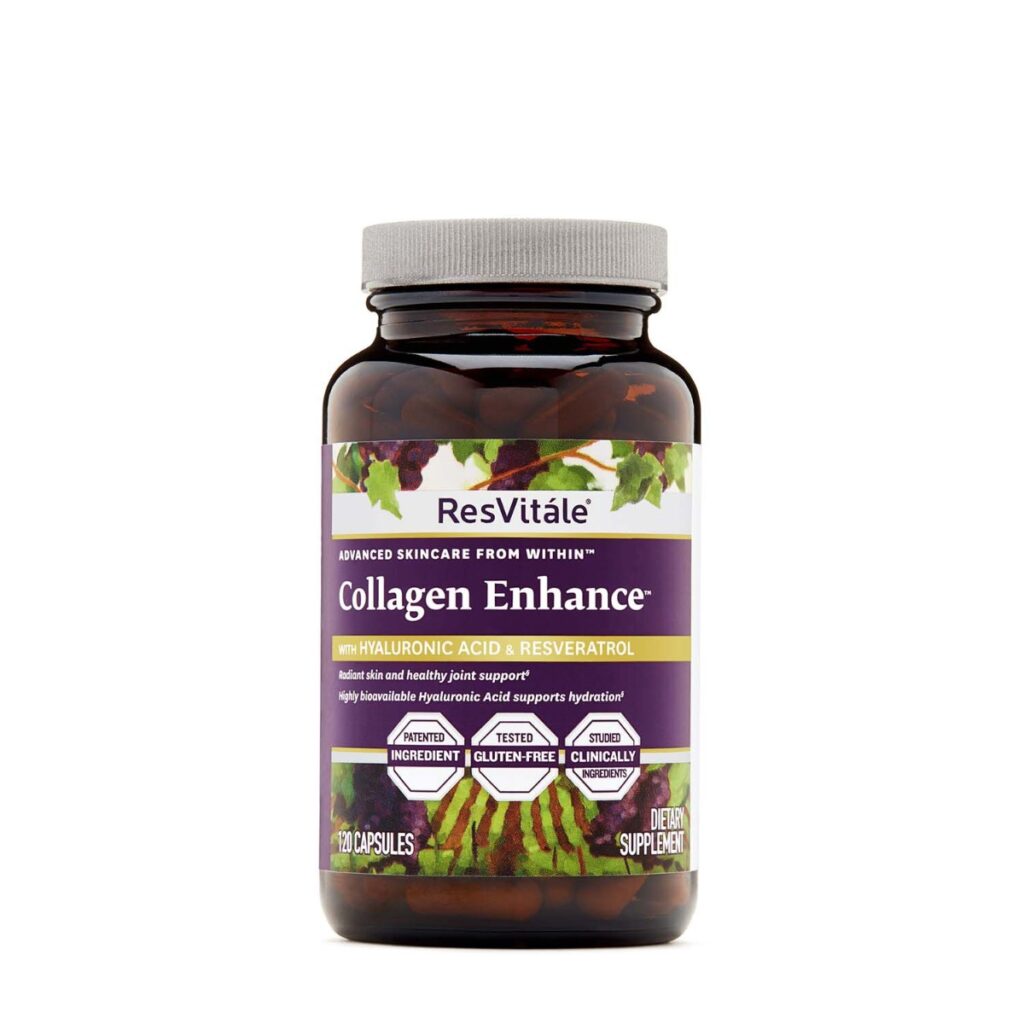 Resvitale Collagen Enhance, Resvitale Collagen Enhance, Colagen Pentru Fermitate, Hidratare Si Frumusetea Pielii 120 cp GNC