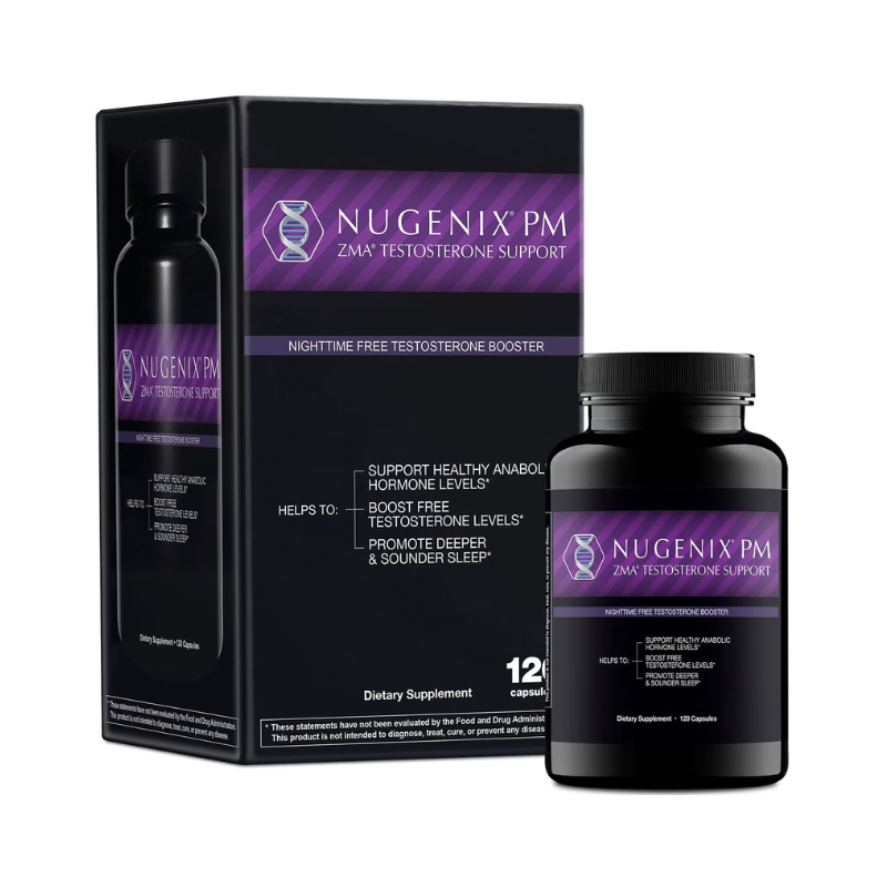 Nugenix Pm – Zma Testosterone Support, Formula Pentru Cresterea Productiei De Testosteron, 120 Cps