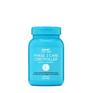 Gnc Total Lean Phase 2 Carb Controller, Controlul Carbohidratilor, 120 Cps