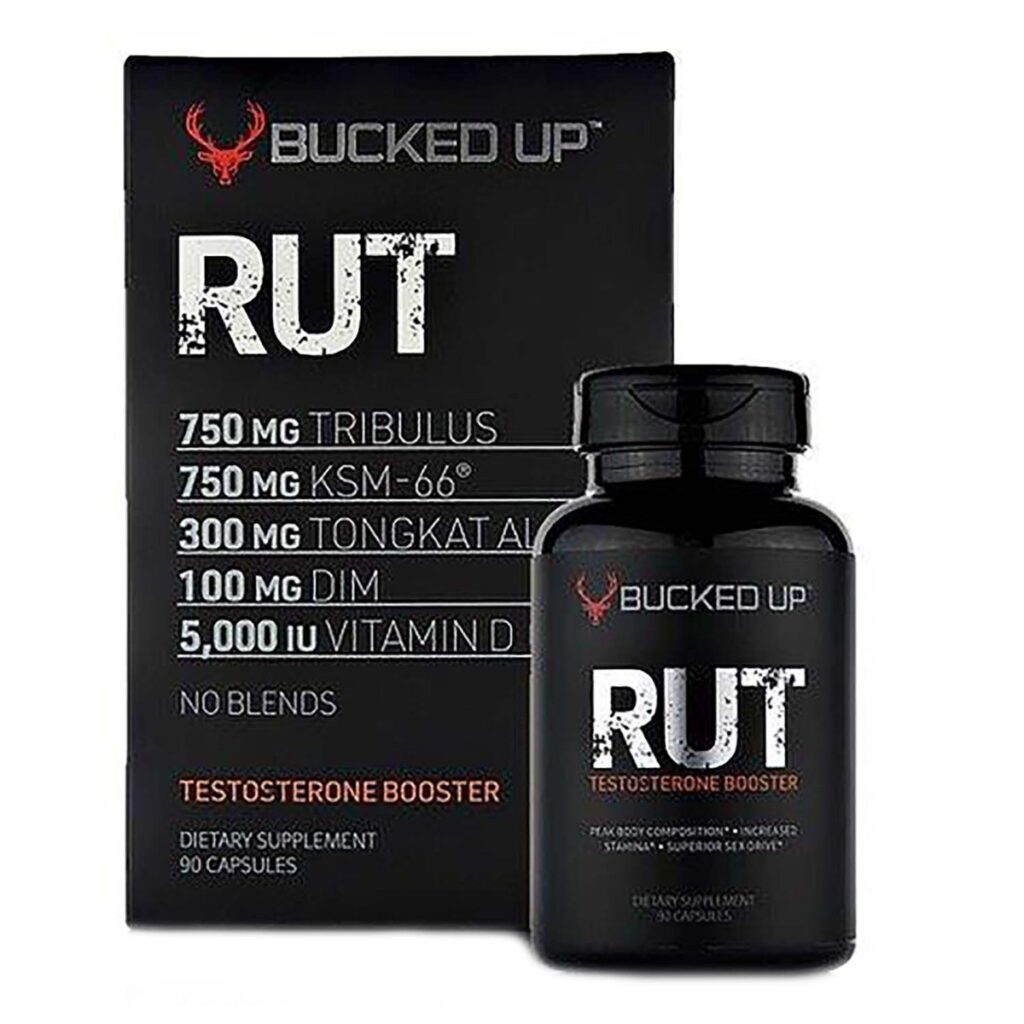 Bucked Up Rut Testosterone Booster, Formula Avansata Pentru Testosteron 90 cp GNC
