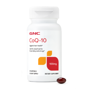 Gnc, Coq-10 100 Mg, Coenzima Q-10 Naturala 100 Mg, 30 Capsule Gelatinoase