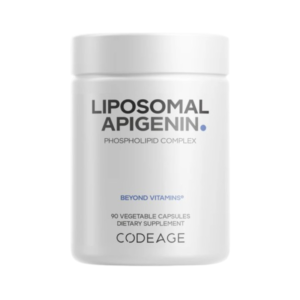 Codeage Liposomal Apigenin 50 Mg , Flavonoid Natural Pentru Sustinerea Relaxarii, Somnului Si Sanatatii Celulare, 90 Cps