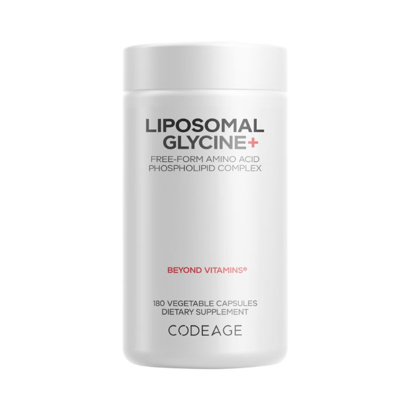 Codeage Liposomal Glycine+, Glicina Lipozomala Pentru Somn, Regenerare Si Sanatate Cognitiva 180 cp GNC