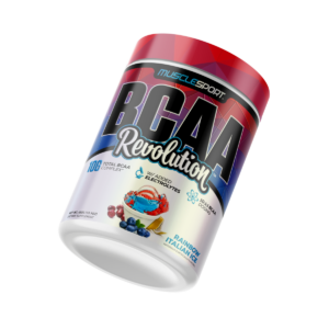 Musclesport Bcaa Revolution Rainbow Italian Ice Flavor, Aminoacizi Cu Aroma De Desert Italian, 450g