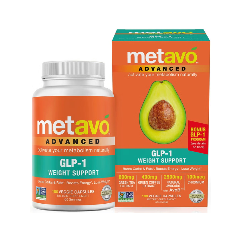 Metavo Advanced Glp-1 Weight Support, Formula Avansata Pentru Managementul Greutatii Cu Avob, 180 cp GNC