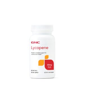 Gnc Lycopene 30 Mg, Supliment Cu Licopen Antioxidant, 60 Cps