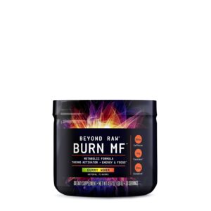 Beyond Raw Burn Mf, Termogenic Arzator De Grasimi Cu Aroma De Gummy Worm 138 G GNC