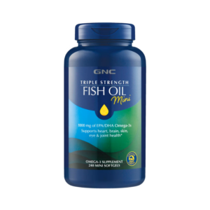 Triple Strength Fish Oil Mini, Ulei De Peste Mini Capsule 240 cp GNC