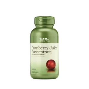 Gnc Herbal Plus Cranberry Juice Concentrate, Concentrat Din Suc De Merisor, 90 Cps