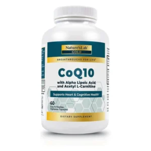 Natures Lab Coq10 + Alpha Lipoic Acid + Acetyl L-carnitine Hcl 60 Cps GNC