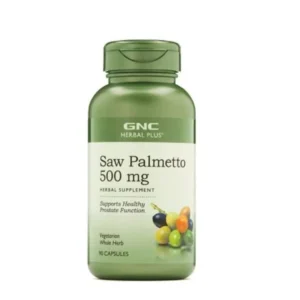 Gnc Herbal Plus Saw Palmetto 500 Mg, Extract Din Palmier Pitic, 90 Cps