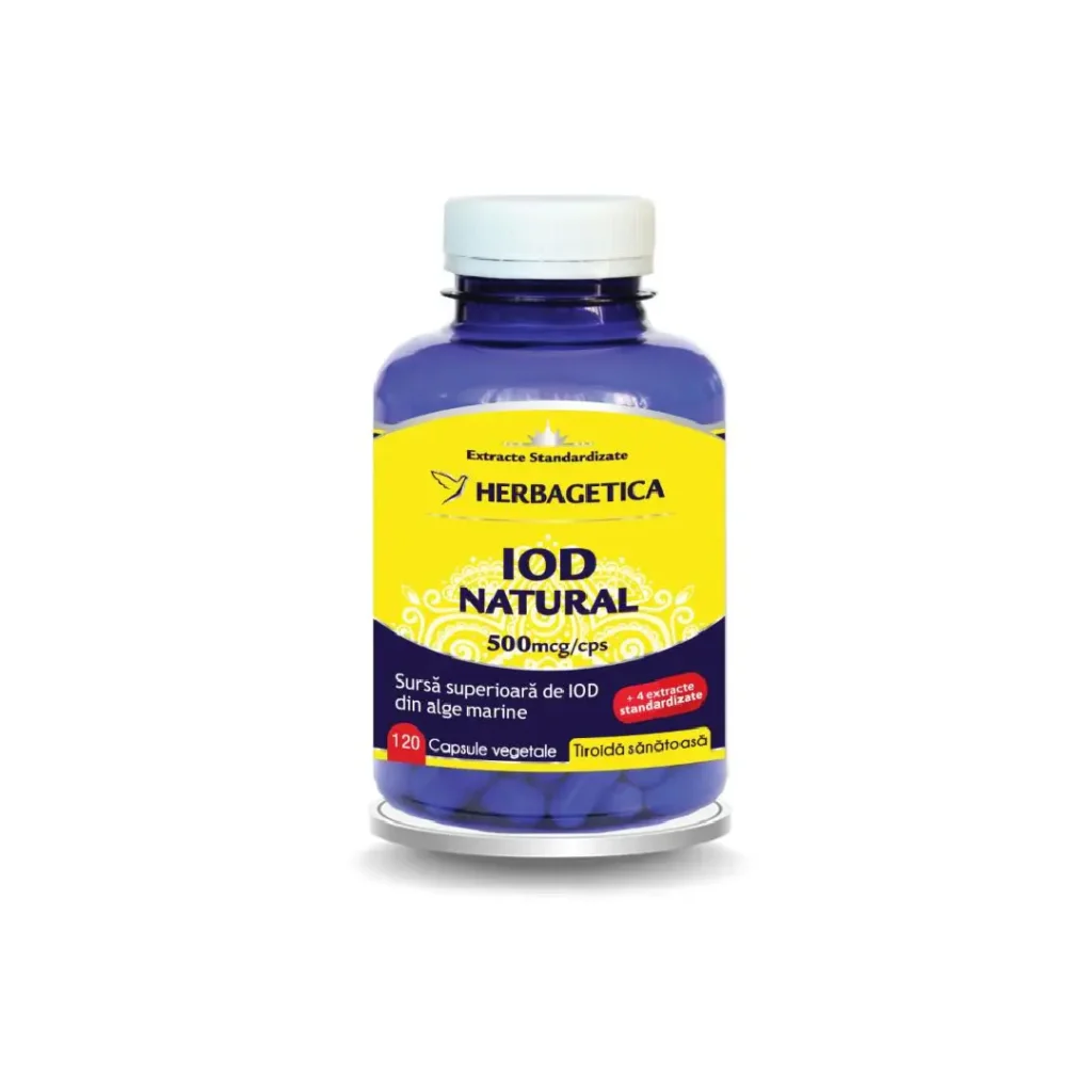 Iod Natural 120 cp Herbagetica