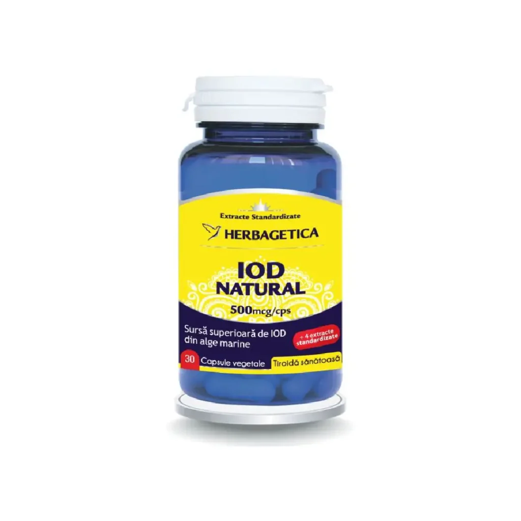 Iod Natural 30 cp Herbagetica