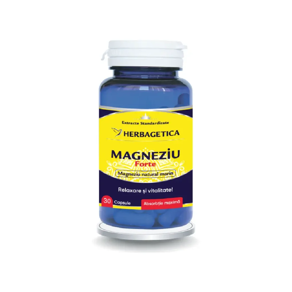 Magneziu forte 30 cp Herbagetica