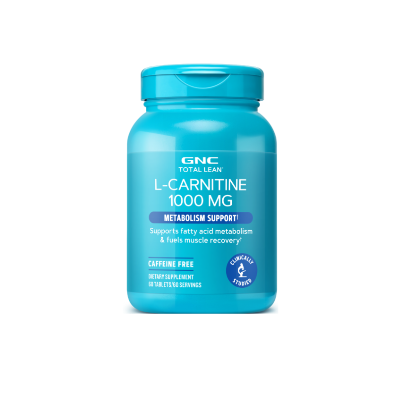 Gnc Total Lean L-carnitine, L-carnitina 1000 Mg, 60 Tb