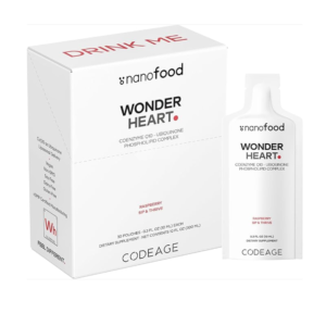 Codeage Nanofood Wonder Heart Coq10 Ubiquinone Liposomal With Phosphatidylcholine, Formula Cu Ubiquinona Pentru Sanatatea Sistemului Cardiovascular Cu Aroma De Zmeura, 30 Pliculete X 10 Ml GNC